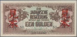 Netherlands Indies / Niederländisch Indien: De Japansche Regeering 1 Gulden ND(1942) SPECIMEN, P.123 - Niederländisch-Indien