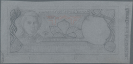 Nicaragua: Hand Drawn Pencil Sketch For A Cordobas Banknote On Parchment Paper With A Design For The - Nicaragua