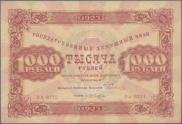 Russia / Russland: 1000 Rubles 1923, P.170 In VF+ Condition. - Rusland