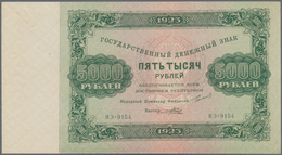 Russia / Russland: 5000 Rubles 1923, P.171, Almost Perfect Condition With Tiny Rusty Traces Of A Ppa - Russland