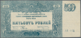 Russia / Russland: South Russia 500 Rubles 1920 Front Proof, P.S434p, Several Soft Folds And Minor S - Russland