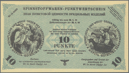 Russia / Russland: Ostland Spinnstoffwaren-Punktwertschein 10 Punkte 1944, P.NL (Grabowski RU 47b) O - Rusia