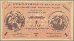 Russia / Russland: Ostland Spinnstoffwaren-Punktwertschein 1 Punkt 1944, P.NL (Grabowski RU 44b) On - Russland