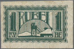 Russia / Russland: POW Camp Money WW I, 1 Ruble 1919 IRKUTSK, C.6912 In F/F+ Condition. Rare! - Rusia
