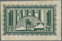 Russia / Russland: POW Camp Money WW I, 1 Ruble 1919 IRKUTSK, C.6912 In F/F+ Condition. Rare! - Rusland