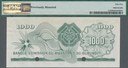 Rwanda-Burundi / Ruanda-Burundi:  Banque D'Émission Du Rwanda Et Du Burundi 1000 Francs 1960-62 Rema - Ruanda-Urundi