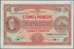 Saint Thomas & Prince / Sao Tome E Principe: Banco Nacional Ultramarino - Provincia De S. Tomé E Pri - San Tomé Y Príncipe