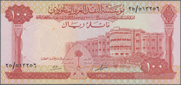 Saudi Arabia  / Saudi Arabien: 100 Riyals L. AH1379 ND(1968), P.15a, Almost Perfect Condition With A - Arabia Saudita