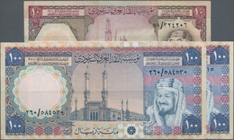 Saudi Arabia  / Saudi Arabien: Saudi Arabian Monetary Agency Set With 3 Banknotes 10 Riyals AH1379 ( - Arabia Saudita