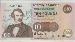 Scotland / Schottland: Clydesdale Bank PLC 10 Pounds 1990, P.214 In Perfect UNC Condition. - Andere & Zonder Classificatie