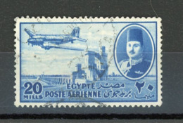 EGYPTE - ROI - POSTE AERIENNE N° Yt  35 Obli. - Poste Aérienne