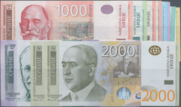 Serbia / Serbien: Nice Lot With 12 Banknotes Of The 2006 – 2016 Issue With 10, 20, 2x 100, 2x 200, 5 - Serbie