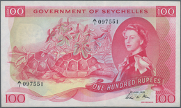 Seychelles / Seychellen: Government Of Seychelles 100 Rupees 1st June 1975 With Signature: Colin Ham - Seychellen