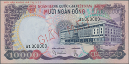 South Vietnam / Süd Vietnam: National Bank Of Vietnam Pair Of The 5000 And 10.000 Dong ND(1975) SPEC - Vietnam