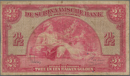 Suriname: 2 1/2 Gulden 1942, P.87b In About F Condition. - Surinam