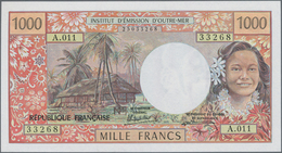 Tahiti: Institut D'Emission D'Outre-Mer – Papeete 1000 Francs ND(1985) With Signatures: Billecart & - Sonstige – Ozeanien