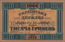 Ukraina / Ukraine: 1000 Hryven 1918, P.24 In UNC Condition. - Ukraine