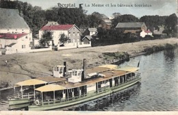 Herstal - La MEuse Et Les Bâteaux Touristes (colorisée, Edit. E Dumont) - Herstal