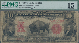 United States Of America: United States Note 10 Dollars 1901 With Signatures: Speelman & White, P.18 - Otros & Sin Clasificación