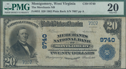 United States Of America: The Merchants National Bank Of MONTGOMERY, West Virginia 20 Dollars Series - Sonstige & Ohne Zuordnung