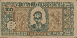 Vietnam: 100 Dong ND(1946), P.8b In F+/VF Condition With Pinholes. - Viêt-Nam