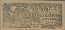 Vietnam: 20 Dong ND(1948), P.25a With Watermark ‘Circle And Star’ In UNC Condition. - Viêt-Nam