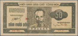 Vietnam: Nice Lot With 11 Banknotes Of The 1950's Series Comprising 2 X 50 Dong 1950 P.32 In VF/aUNC - Vietnam