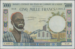 West African States / West-Afrikanische Staaten: 5000 Francs ND, Letter “A” = IVORY COAST, P.104Aj, - Westafrikanischer Staaten