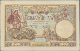 Yugoslavia / Jugoslavien: Kingdom Of Serbs, Croats And Slovenes 1000 Dinara 1920 Contemporary Forger - Yugoslavia