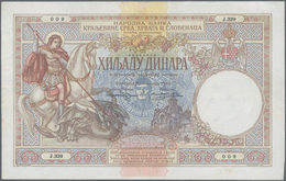 Yugoslavia / Jugoslavien: Kingdom Of Serbs, Croats And Slovenes 1000 Dinara 1920, P.24a, Still Nice - Jugoslawien