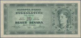 Yugoslavia / Jugoslavien: Pair With 5 And 10 Dinara 1950 Unissued Series, P.67R And 67S, Both In Per - Jugoslavia