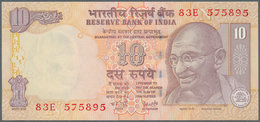 India / Indien: 1957/2005 (ca.), Ex Pick 66-95, Quantity Lot With 1110 Banknotes In Good To Mixed Qu - Inde