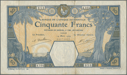 Africa / Afrika: Collectors Book With 97 Banknotes From French West Africa, Ivory Coast, Burkina Fas - Autres - Afrique
