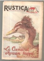 RUSTICA N°43 Du 24/10 1954 Le Canard Rouen Huppé - Animaux