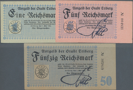 Deutschland - Alliierte Miltärbehörde + Ausgaben 1945-1948: Triberg, Stadt, 1, 5, 50 Reichsmark, 1.5 - Other & Unclassified
