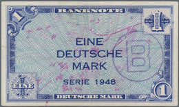 Deutschland - Bank Deutscher Länder + Bundesrepublik Deutschland: 1 DM 1948 Mit Stempel "B" Für West - Other & Unclassified