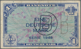 Deutschland - Bank Deutscher Länder + Bundesrepublik Deutschland: 1 DM 1948 Mit Stempel Und Perforat - Autres & Non Classés