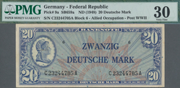 Deutschland - Bank Deutscher Länder + Bundesrepublik Deutschland: 20 DM 1948, Ro.246a, Leicht Flecki - Other & Unclassified
