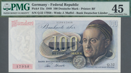 Deutschland - Bank Deutscher Länder + Bundesrepublik Deutschland: 100 DM 1948 - Franzosenschein - Ro - Other & Unclassified