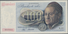 Deutschland - Bank Deutscher Länder + Bundesrepublik Deutschland: 100 DM 1948, Ro.256, Sehr Saubere, - Other & Unclassified