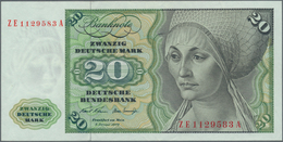 Deutschland - Bank Deutscher Länder + Bundesrepublik Deutschland: 20 DM 1970 Ersatznote Serie "ZE/A" - Altri & Non Classificati