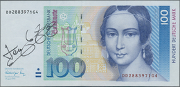 Deutschland - Bank Deutscher Länder + Bundesrepublik Deutschland: 100 DM 1991, Ro.300a Mit Handsigna - Altri & Non Classificati