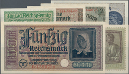 Deutschland - Nebengebiete Deutsches Reich: Reichskreditkasse, Satz Mit 6 Banknoten 50 Reichspfennig - Other & Unclassified