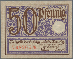 Deutschland - Nebengebiete Deutsches Reich: Danzig - Magistrat Der Stadt 50 Pfennig 1919 In Violett - Altri & Non Classificati