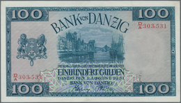 Deutschland - Nebengebiete Deutsches Reich: Bank Von Danzig 100 Gulden Vom 1. August 1931, Ro.841 In - Other & Unclassified