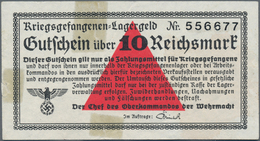 Deutschland - Konzentrations- Und Kriegsgefangenenlager: 10 Reichsmark KGL-Lagergeld Auf Weißem Papi - Autres & Non Classés