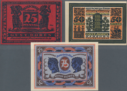 Deutschland - Notgeld - Hamburg: Hamburg, Gustav Dorén, Malerei-Betrieb, 25, 50, 75 Pf., 1.9.1921 - - [11] Emisiones Locales