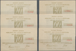 Deutschland - Notgeld - Schleswig-Holstein: Brande-Hörnerkirchen, Gemeinde, 20, 30, 40, 60, 70, 80 P - [11] Local Banknote Issues