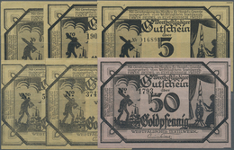Deutschland - Notgeld - Westfalen: Elverdissen, Westfälisches Textilwerk Erwin Seidel, 1, 2, 5, 10 G - Autres & Non Classés