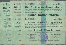 Deutschland - Notgeld - Westfalen: Langendreer, Amtmann Des Amtes Langendreer, 1/2, 1, 3, 5 Mark, Mi - Autres & Non Classés